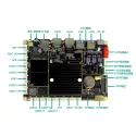 ZC-3399 placa de braço Android 9.0 RK3399 CPU Android Motherboard com HDMI LVDS EDP Display
